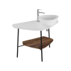 Консоль под раковину Vitra Plural 62581 100х60 напольная цвет белый