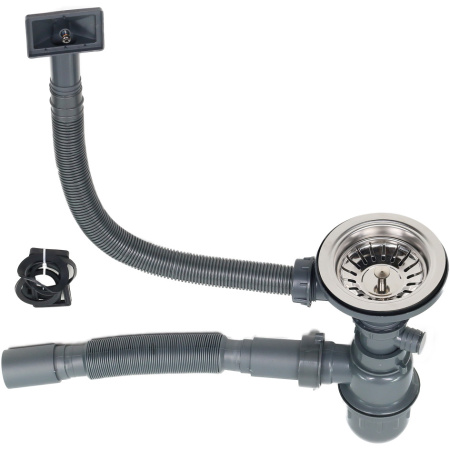 Кухонная мойка Melana ProfLine S7240H сатин 72х40 цвет сатин поверхность матовая