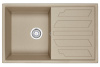 Кухонная мойка Granula 8002, ПЕСОК 79х50 цвет бежевый поверхность матовая