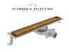 Душевой лоток Plumberia Selection PST IN-TILE PST60OR 60х5 золото