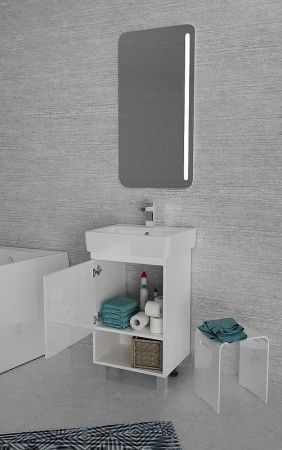 Тумба под раковину 1MarKa Tera У76057 40х40 цвет белый