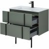 Тумба под раковину Allen Brau Reality 1.32005.CGM 80х50 подвесная цвет зеленый