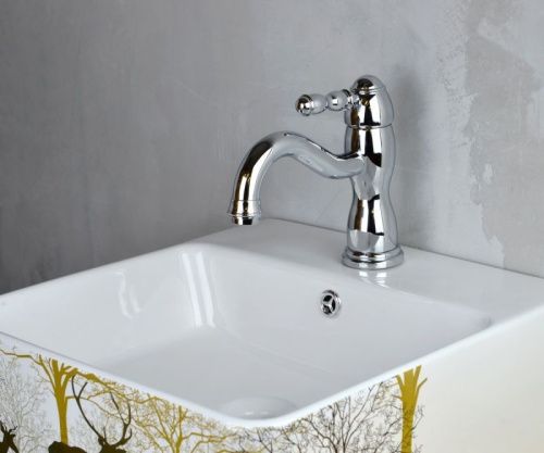 Смеситель Bronze de Luxe TIFFANY 1901CR на раковину хром - фото 5