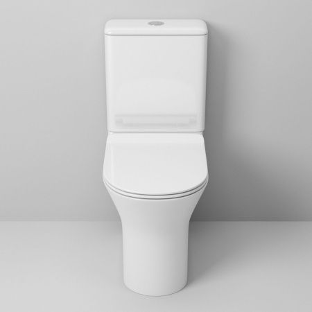 Унитаз напольный с бачком Grossman Санфаянс GR-4443S белый с сиденьем микролифт безободковый каскадный смыв