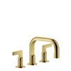 Смеситель Gessi Inciso 58011#246 на раковину золото