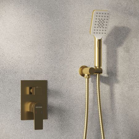 Душевая система Grossman Classic 501.K35.04.320 встраиваемая в стену цвет золото