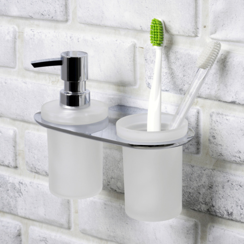 Стакан с дозатором WasserKRAFT 8389 - фото 2