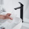 Смеситель для раковины Shevanik S4211H на столешницу черный