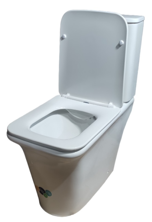 Унитаз напольный с бачком Cerutti SPA CT8457 белый с сиденьем микролифт безободковый каскадный смыв