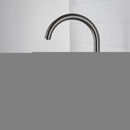 Смеситель для кухни Shevanik S428T на мойку оружейная сталь