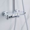 Душевая стойка Shevanik S4726 настенная цвет хром