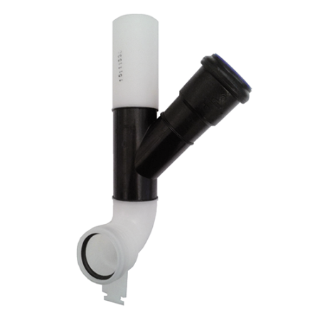 Сливной патрубок с отводом для подключения к вентиляции DN 50,45, отвод вправо Tece TECEprofil 9820127