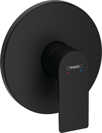Смеситель Hansgrohe Rebris E 72668670 настенный встраиваемый черный матовый без термостата