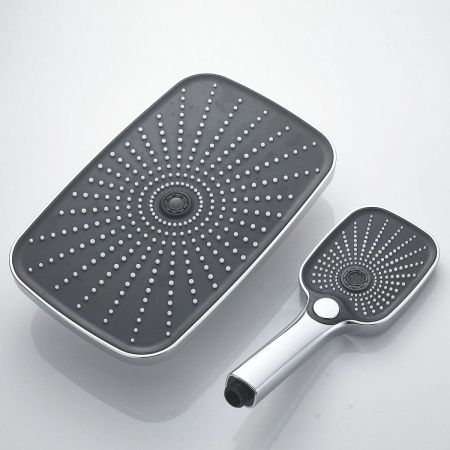 Душевая стойка Shevanik S6236 настенная цвет хром