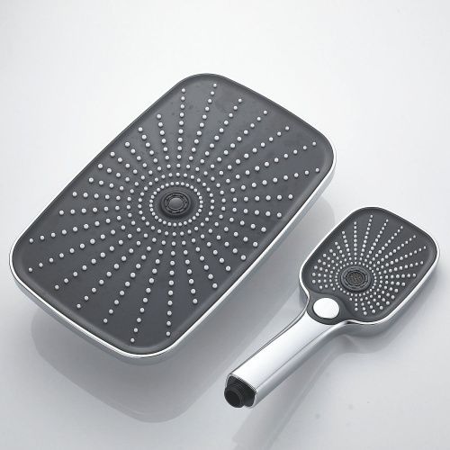 Душевая стойка Shevanik S6236 настенная цвет хром - фото 4