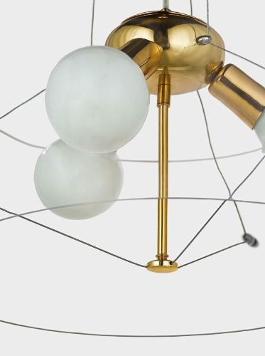 Светильник подвесной Lumina Deco Globo (Глобо) LDP 6018-500 PR+F.GD - фото 3