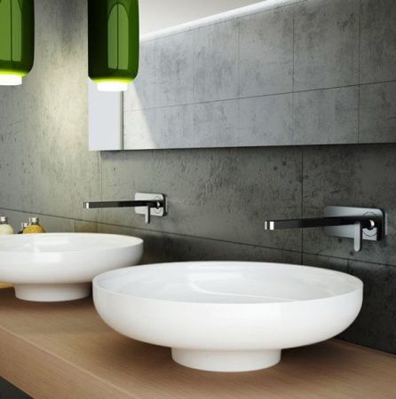 Смеситель для раковины Webert LV832506345 настенный никель