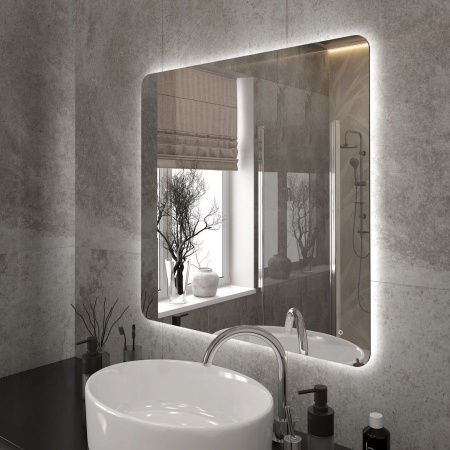 Зеркало с подсветкой Maretti Florenza FL148080P16EL 80х80 подвесное