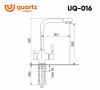 Смеситель для кухни Ulgran Quartz UQ-016-01 на мойку бежевый