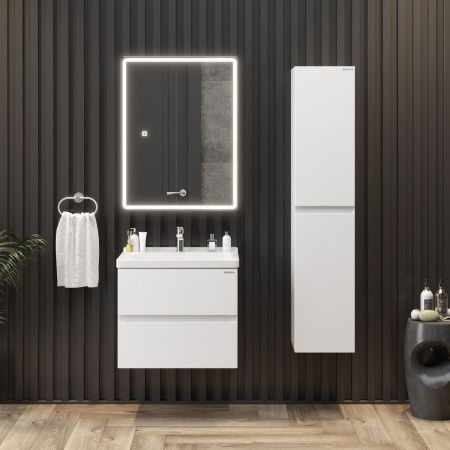 Тумба под раковину Onika Эвада 107061 70х40 подвесная цвет белый