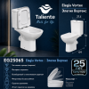 Унитаз напольный с бачком Taliente Elegia Vortex EG25065 белый с сиденьем микролифт безободковый душевой смыв