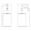 Дозатор для жидкого мыла Gessi Rilievo 59538#031