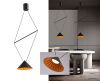 Светильник подвесной Italline IT03 IT03-1430 black/orange
