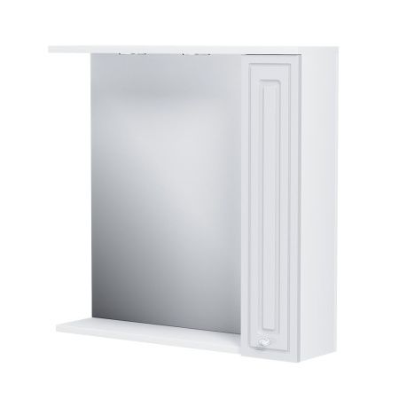Зеркало-шкаф Damixa Palace One M41MPR0751WG 80х80 подвесной цвет белый