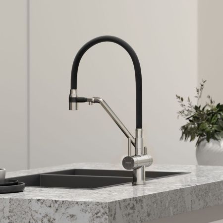 Смеситель для кухни Sancos Dora SC4003BN на мойку никель