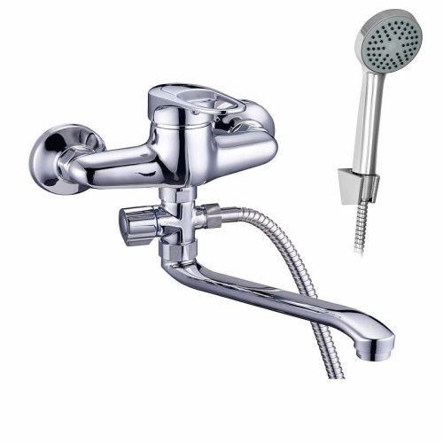 Смеситель для ванны D-Lin D140404-6 настенный хром - фото 2