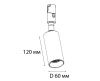 Трековый светильник Italline Fantom (Фантом) IT010-4019 black 3000K