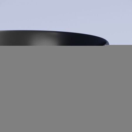 Раковина из сантехнического фарфора Ceramica Nova ELEMENT CN6057MB 40х40 накладная цвет черный без отверстий под смеситель