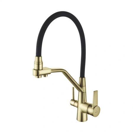 Смеситель для кухни Rose R558Q на мойку бронза