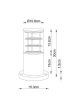 Ландшафтный светильник Arte Lamp Tokyo (Токыо) A5315FN-1BK