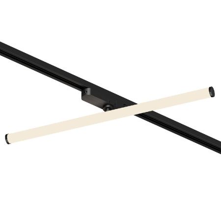 Трековый однофазный светильник Denkirs Strom (Стром) DK6638-BK