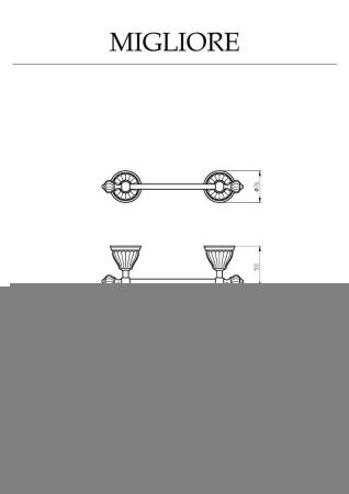 Полотенцедержатель Migliore Olivia 17561