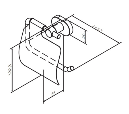 Бумагодержатель Am.Pm Sense L A74341400
