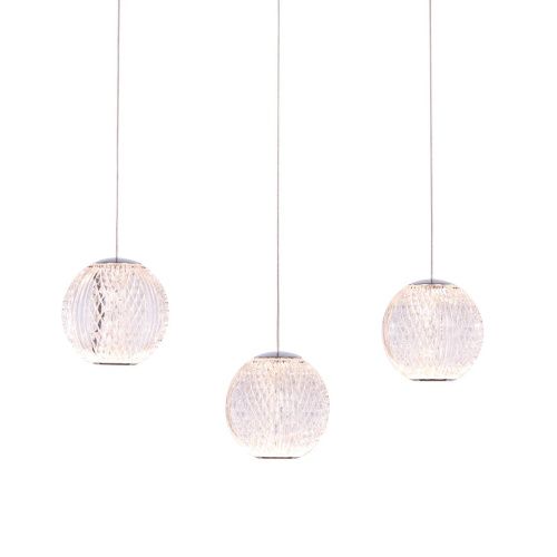 Светильник подвесной Delight Collection Elliot Diamante (Еллиот Диаманте) MD20001012-3B chrome - фото 2
