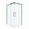 Душевой уголок BelBagno MARINO MARINO-2-AH-2-120/90-C-GM 120х90 стекло прозрачное профиль оружейная сталь без поддона