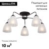 Люстра потолочная Vitaluce V3946-1 V3946-1/5PL