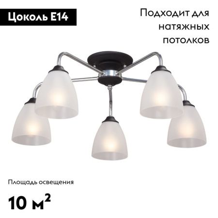 Люстра потолочная Vitaluce V3946-1 V3946-1/5PL