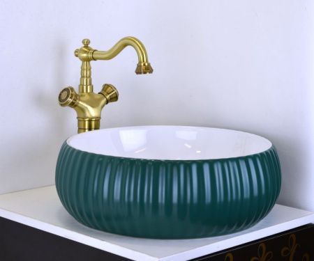 Смеситель для раковины Bronze de Luxe ROYAL 10219/1 на столешницу бронза