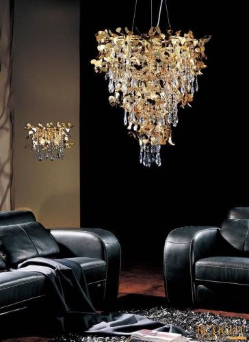 Люстра подвесная Crystal Lux Romeo (Ромео) Romeo SP10 Gold D600 - фото 2