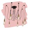 Люстра подвесная Arte Lamp Mazzetto (Маззетто) A4290SP-7BK