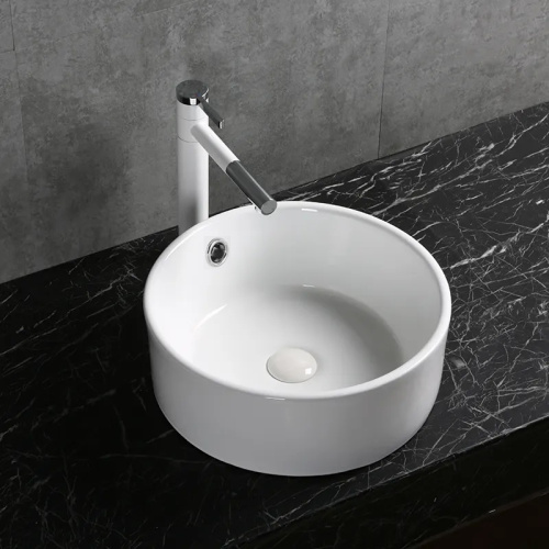 Раковина из сантехнического фарфора Cerutti SPA CR7022 42х42 накладная цвет белый