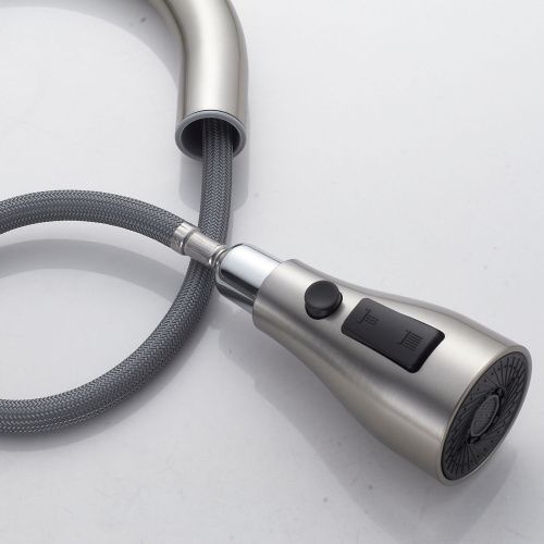 Смеситель для кухни Shevanik S363L на мойку сатин - фото 5