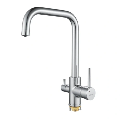 Смеситель для кухни Shevanik S228 на мойку хром - фото 2