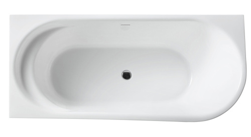 Ванна акриловая BelBagno BB410-1700-780-L 170х78 пристенная полукруглая - фото 2