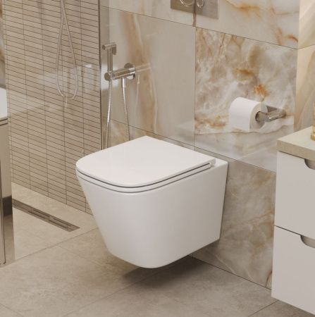 Унитаз подвесной BelBagno ARDENTE-R BB520CH-TOR/SC белый с сиденьем микролифт безободковый смыв торнадо
