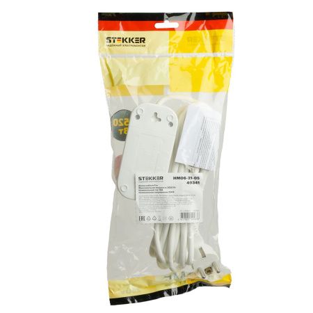 Удлинитель двухместный Stekker Home (Хоме) 49341